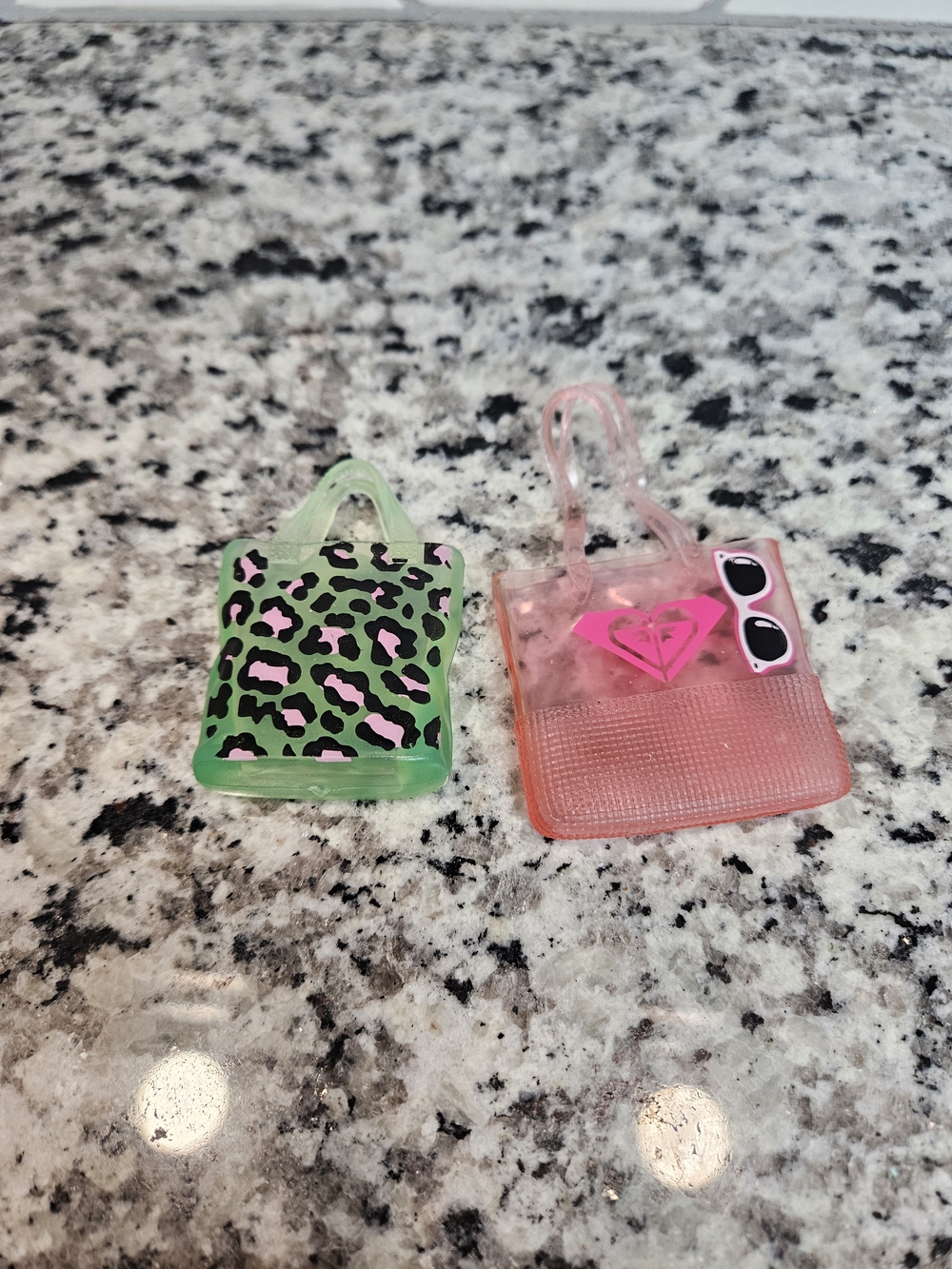 Barbie Y2K Doll Accessories Roxy Beach Bag and Leopard Print Tote Set